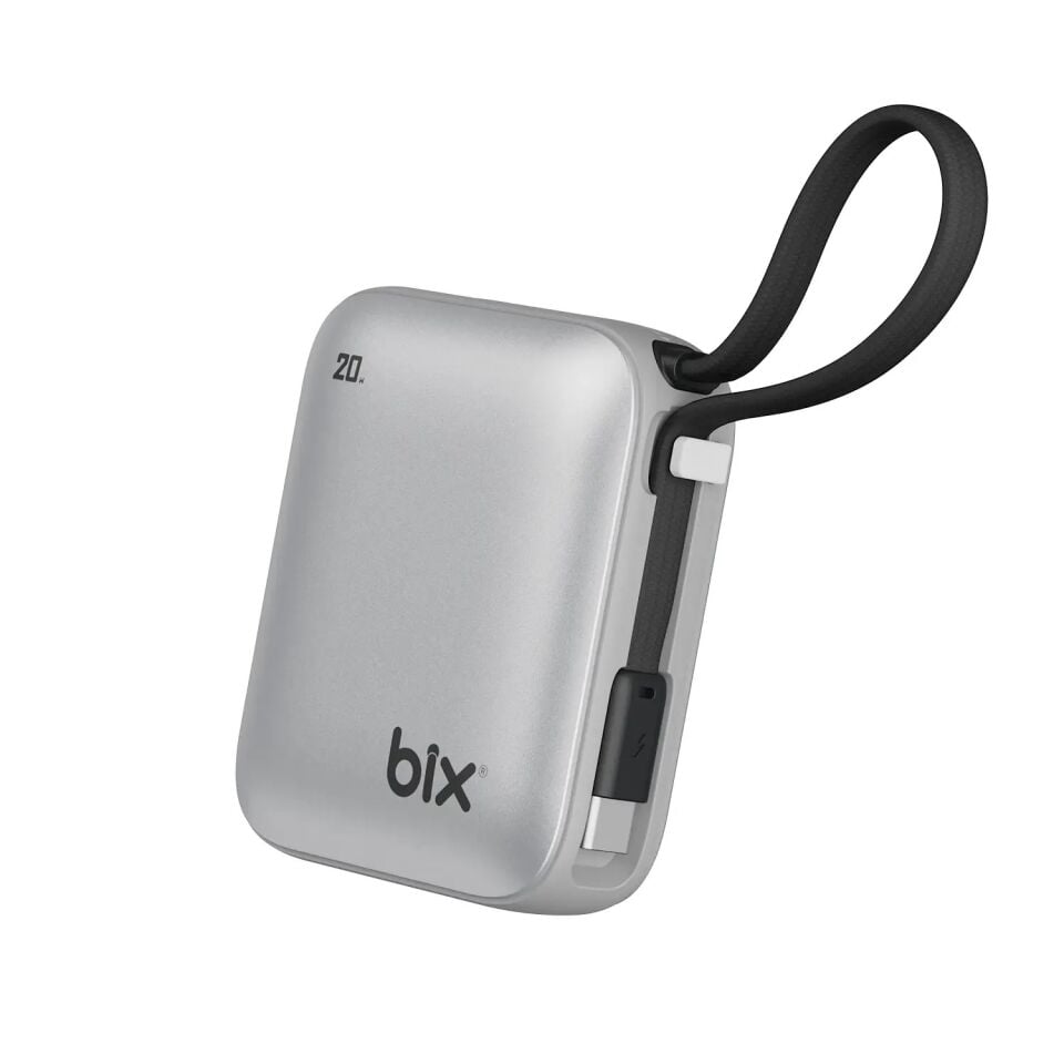 Bix PB119 10000mAh PD 20W Cep Boyu Taşınabilir Mini Powerbank