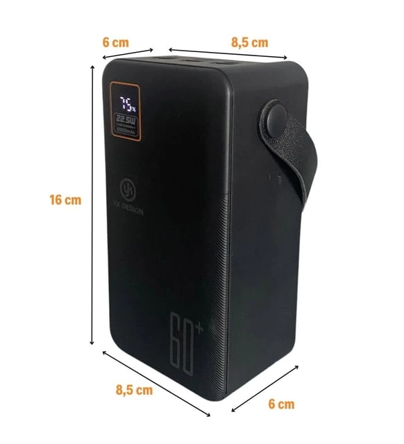 Yk Desıgn P925 60000 Mah Kablolu 22,5W Powerbank - 2