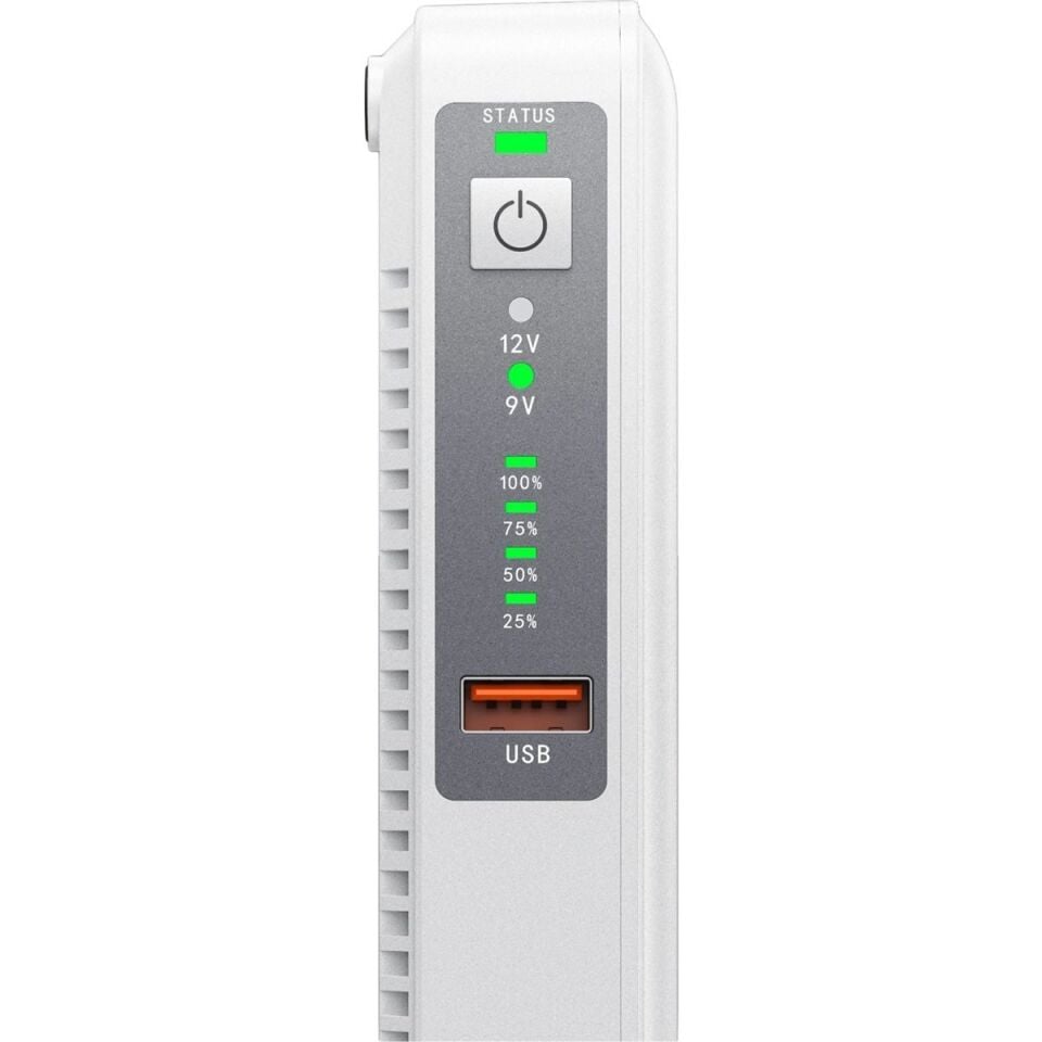 Yesido YP74E 8800 mAh Bataryalı Mini DC Kesintisiz Güç Kaynağı - Beyaz