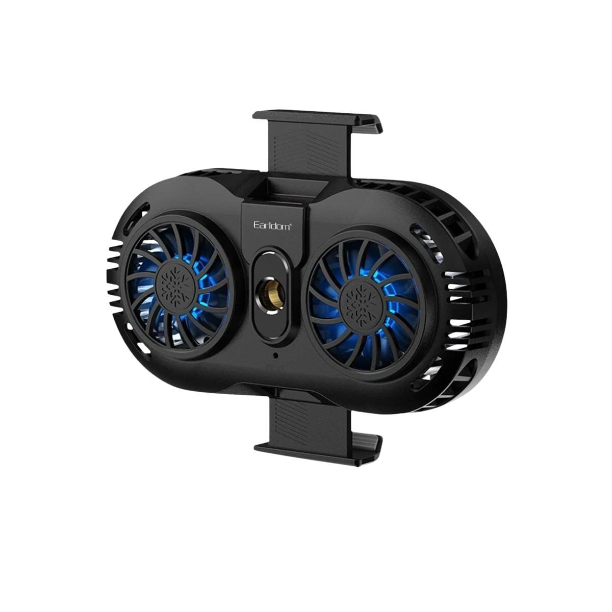 Earldom F05 Işıklı Radyatör Telefon Soğutucu Fan - Siyah