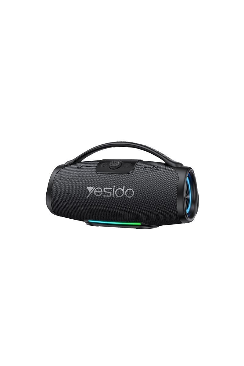 Yesido YSW45 120W RGB Işıklı Karaoke Mikrofonlu Bluetooth Kablosuz Hoparlör - Siyah