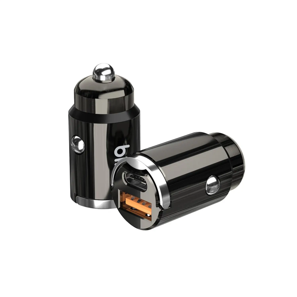 BİX 45W SİYAH BXCCP45W PD + QC 3.0 USB FAST TYPE - C VE USB ÇIKIŞ ARAÇ ŞARJ ADAPTÖRÜ
