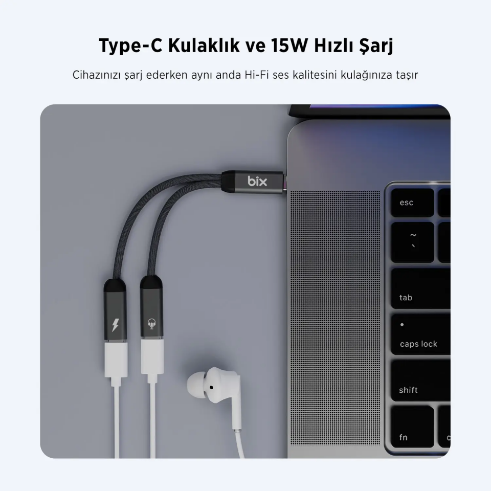 Bix Type-c Çıkışını Type-c Çevirici Kablo ADP-13