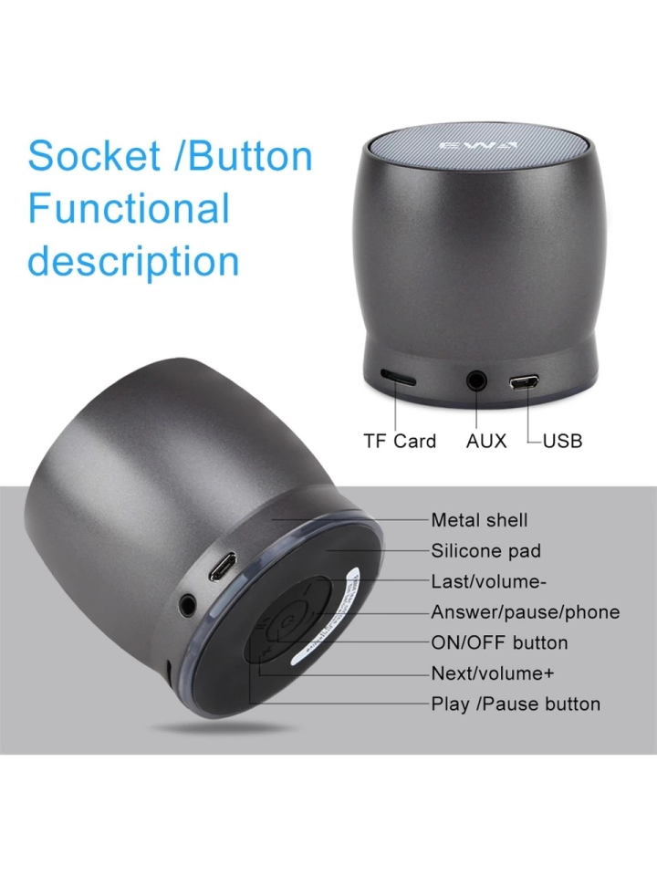 Eva A150 Bluetooth Speaker Siyah - 2
