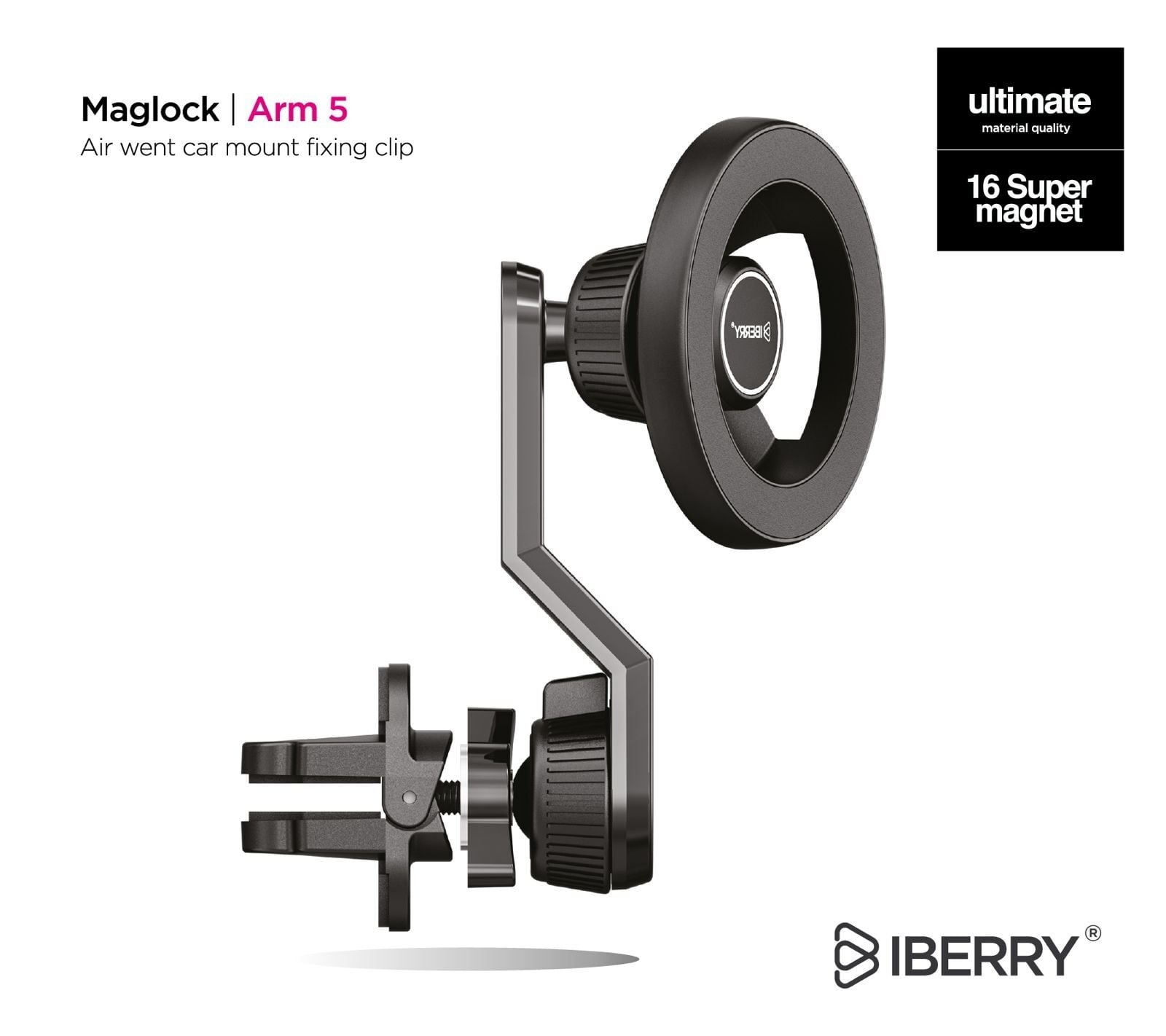İberry Maglock Arm 5 Magsafe Araç Telefon Tutucu Arm5