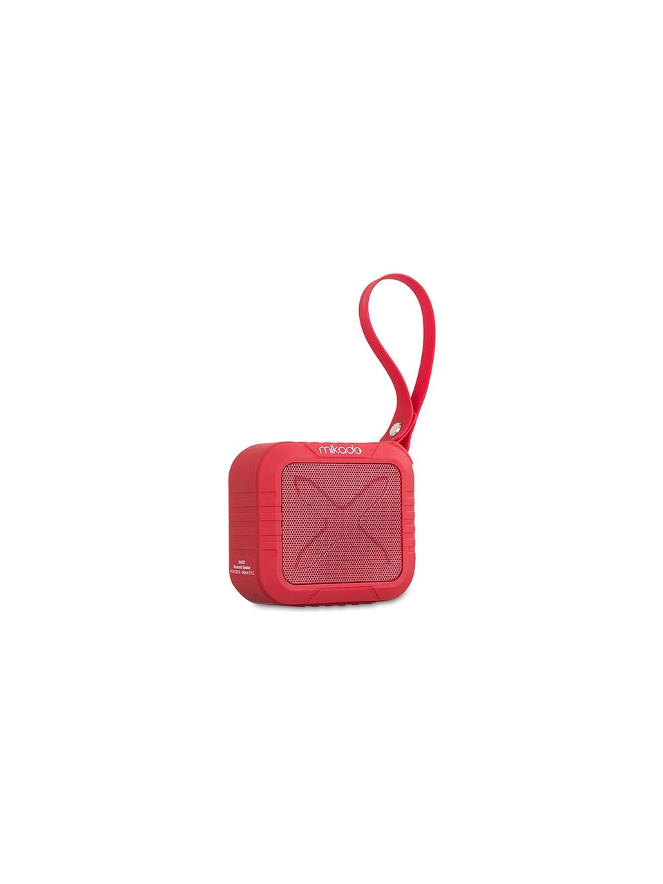 MİKADO HANDY WATERPROOF BLUETOOTH HOPARLÖR KIRMIZI