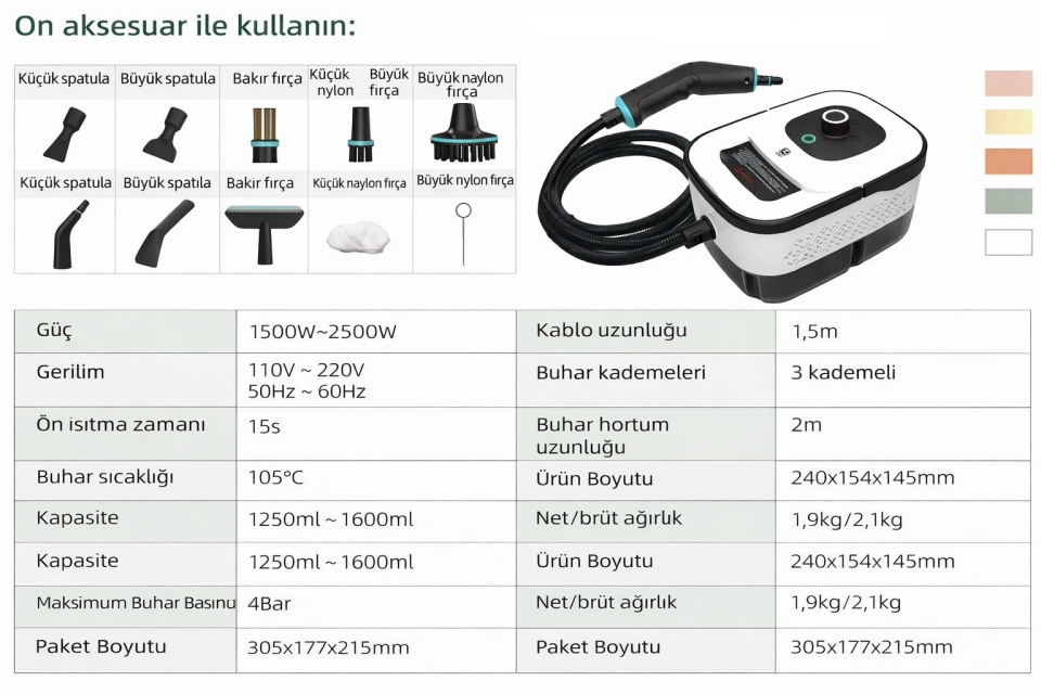 Aggiy Buharlı Temizleyici PowerSteam - 2