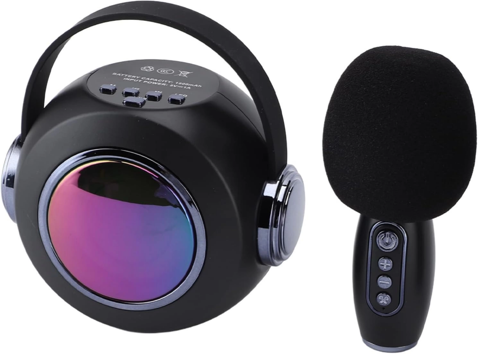SP-02 SİYAH KARAOKE MİKROFONLU SPEAKER