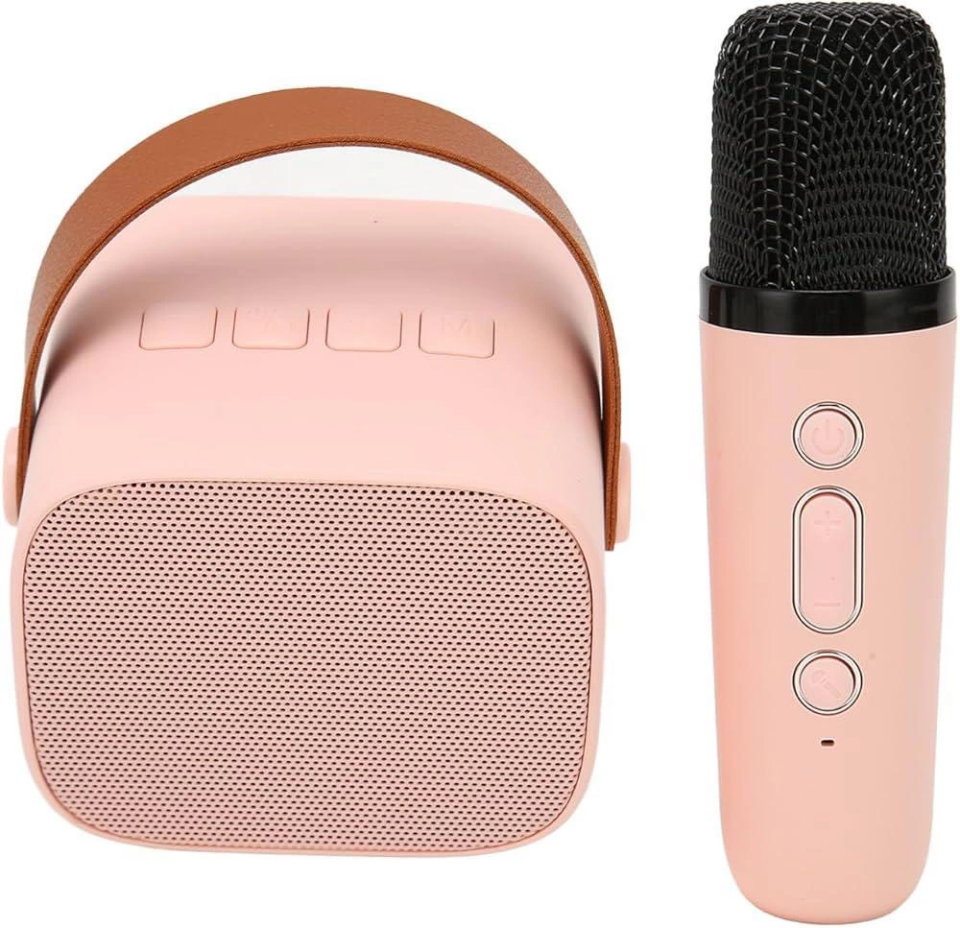 SP-01 PEMBE KARAOKE MİKROFON