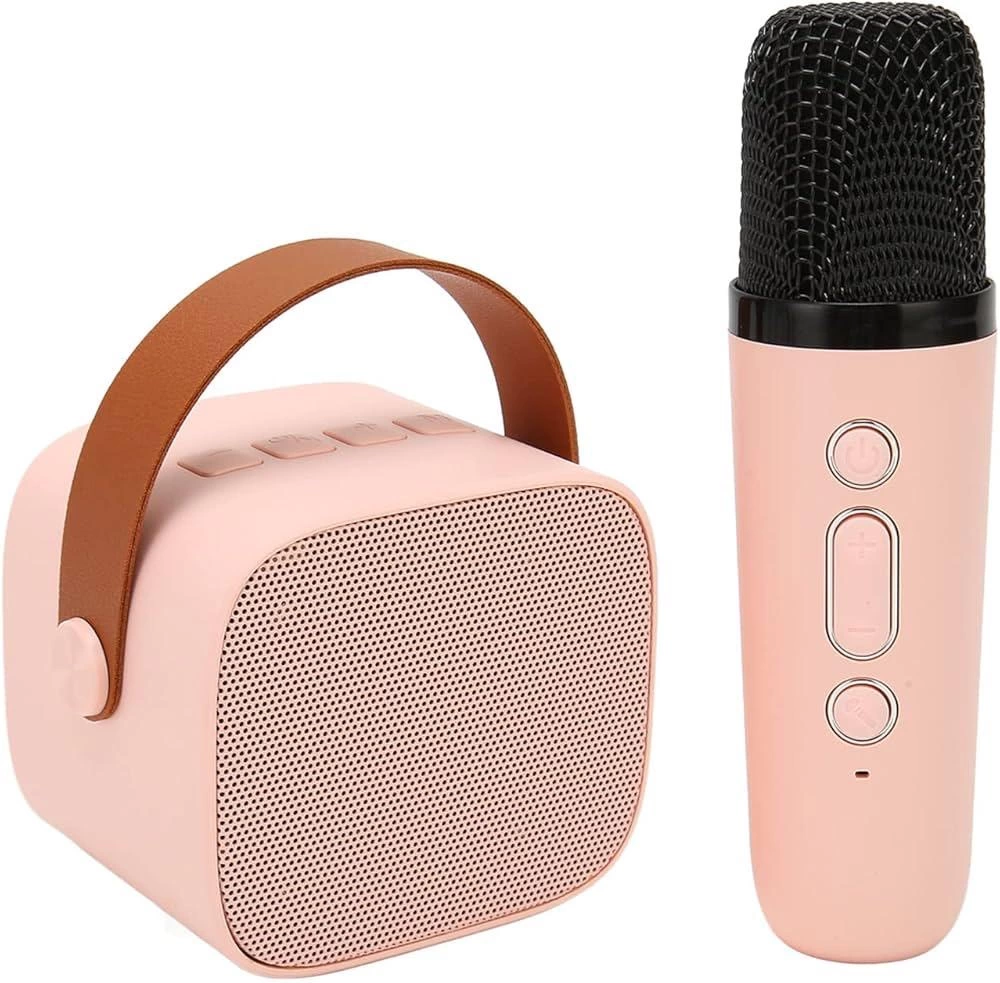 SP-01 PEMBE KARAOKE MİKROFON