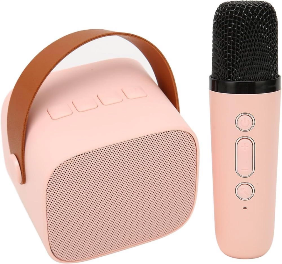 SP-01 PEMBE KARAOKE MİKROFON