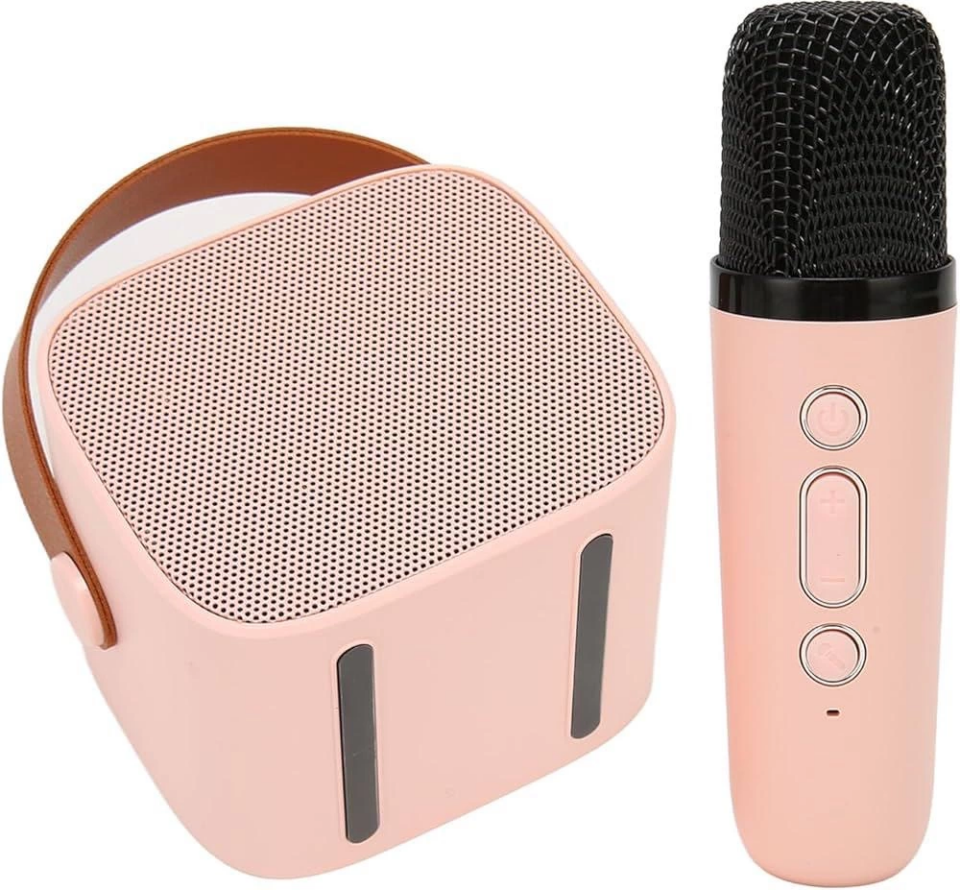 SP-01 PEMBE KARAOKE MİKROFON