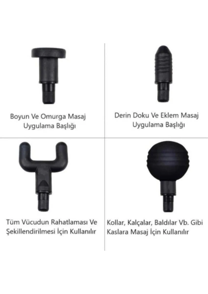 Fascial Gun Masaj Aleti KH-800 Gri - 3