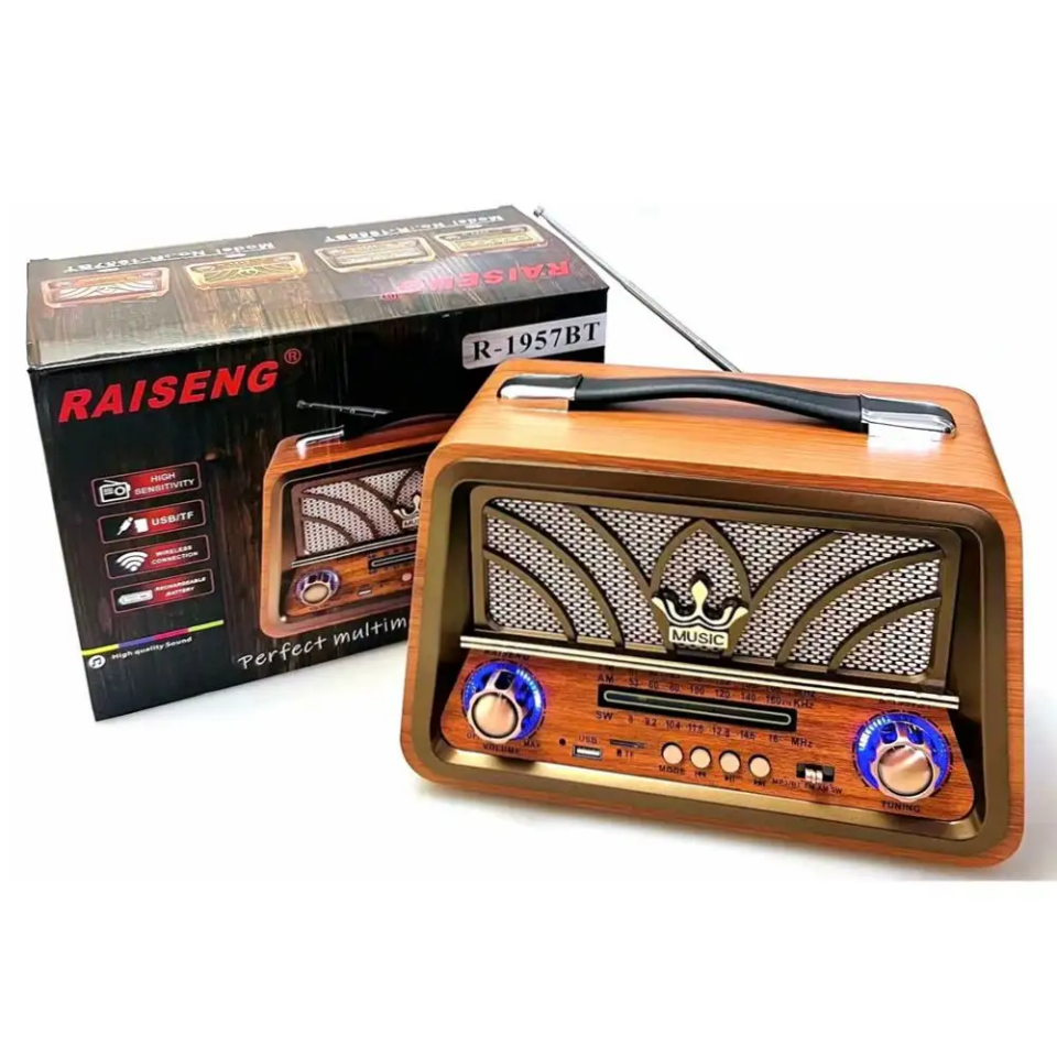BLUETOOTH NOSTALJİ SPEAKER R-1957BT