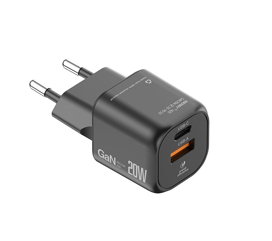 İberry 20W Gan Çigt Çıkışlı Şarj Başlığı Hi20 Mini