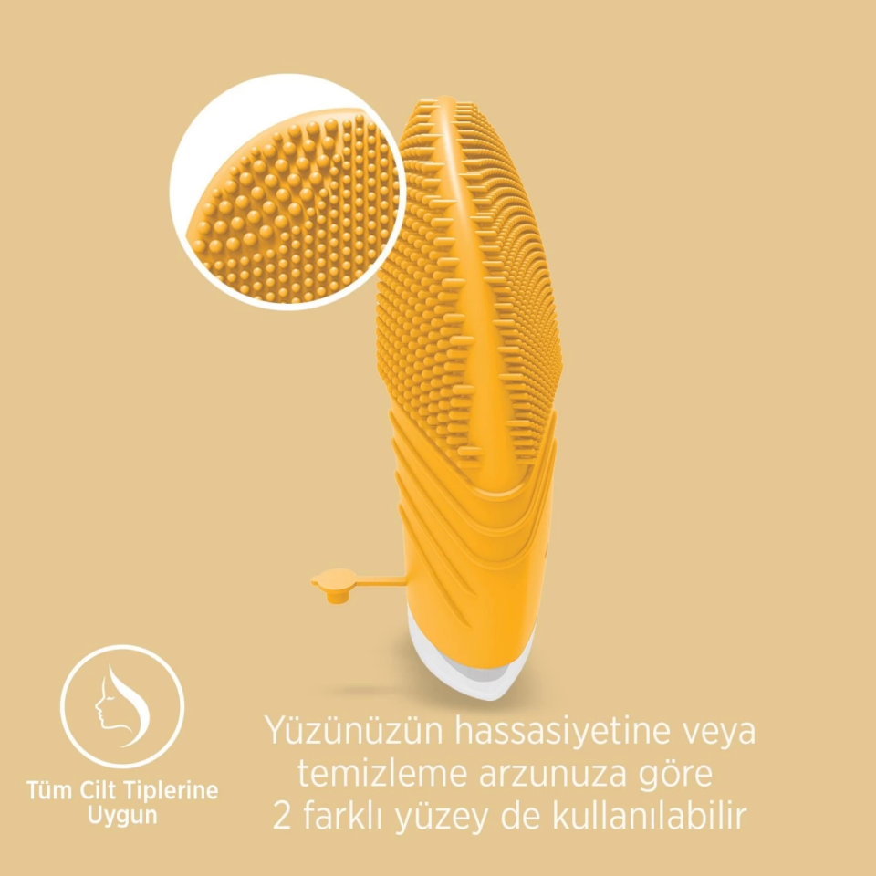 Polo Smart Sonik Yüz Temizleme Cihazı Sarı - 5