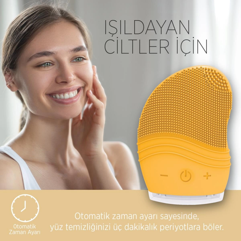 Polo Smart Sonik Yüz Temizleme Cihazı Sarı - 6