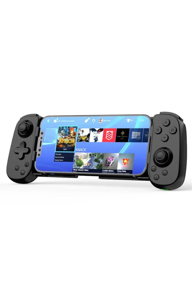 Kablosuz Oyun Kolu D6 Siyah (PS5 Remote Play Uyumlu)