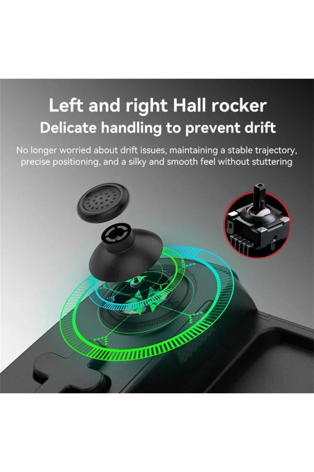 Kablosuz Oyun Kolu D6 Siyah (PS5 Remote Play Uyumlu) - 7