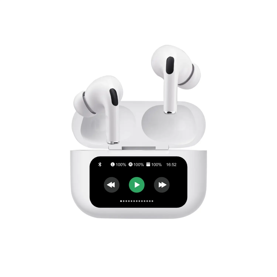 Bix Tw8 ANC/ENC Dokunmatik Dijital Ekranlı Bluetooth Kulaklık