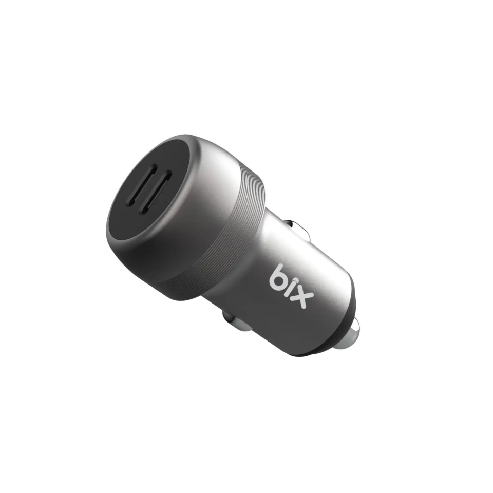 Bix Bxcc100w 100W Çift Type-C Çıkış Araç Şarj Adaptörü