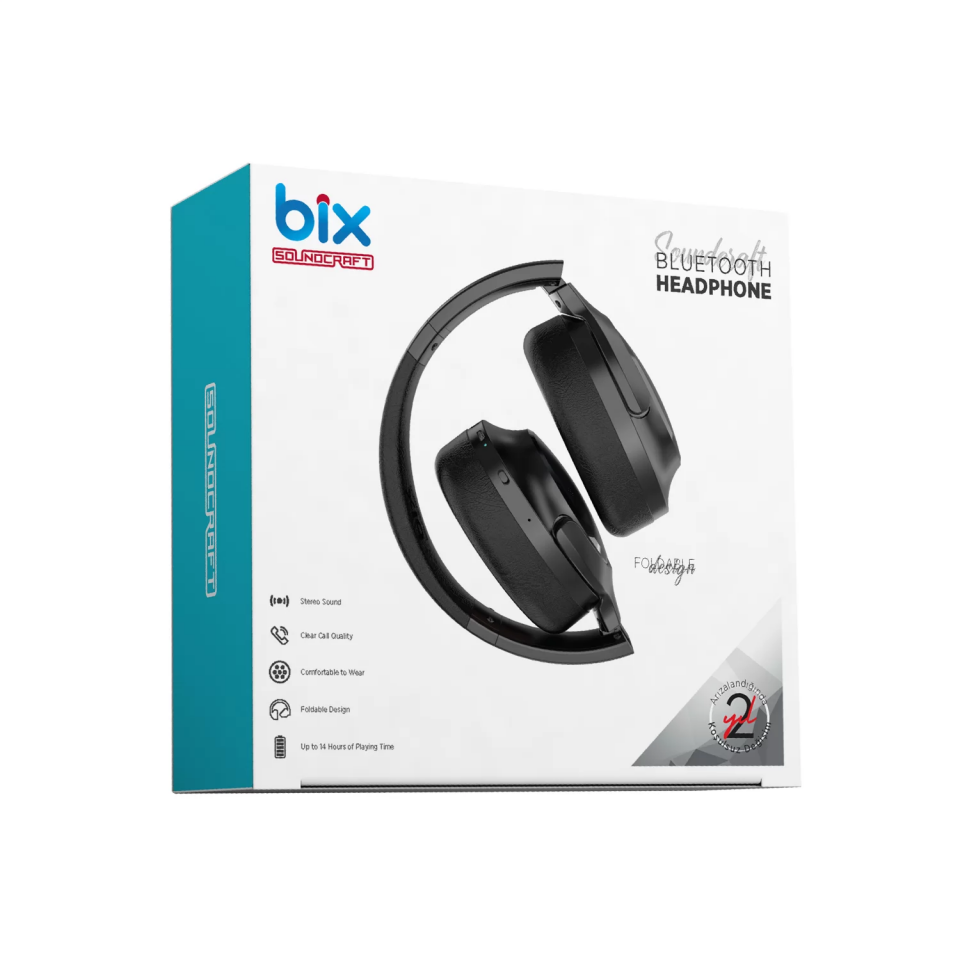Bix H2 Bluetooth Kulaklık Siyah - 7