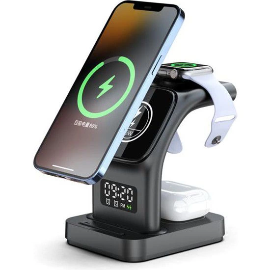 5 in 1 Alarmlı MagSafe Stand - 3