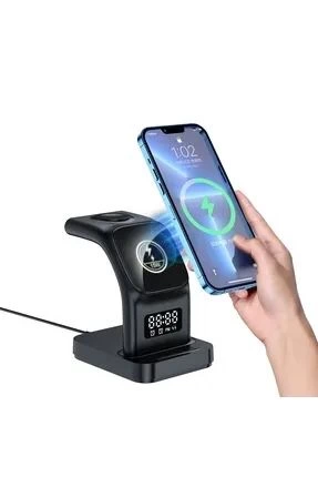 5 in 1 Alarmlı MagSafe Stand - 2