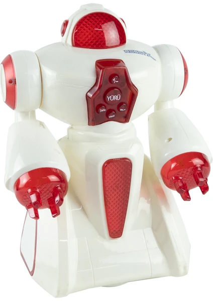 Işıklı Sesli Türkçe Konuşan Robot Oyuncak Kırmızı