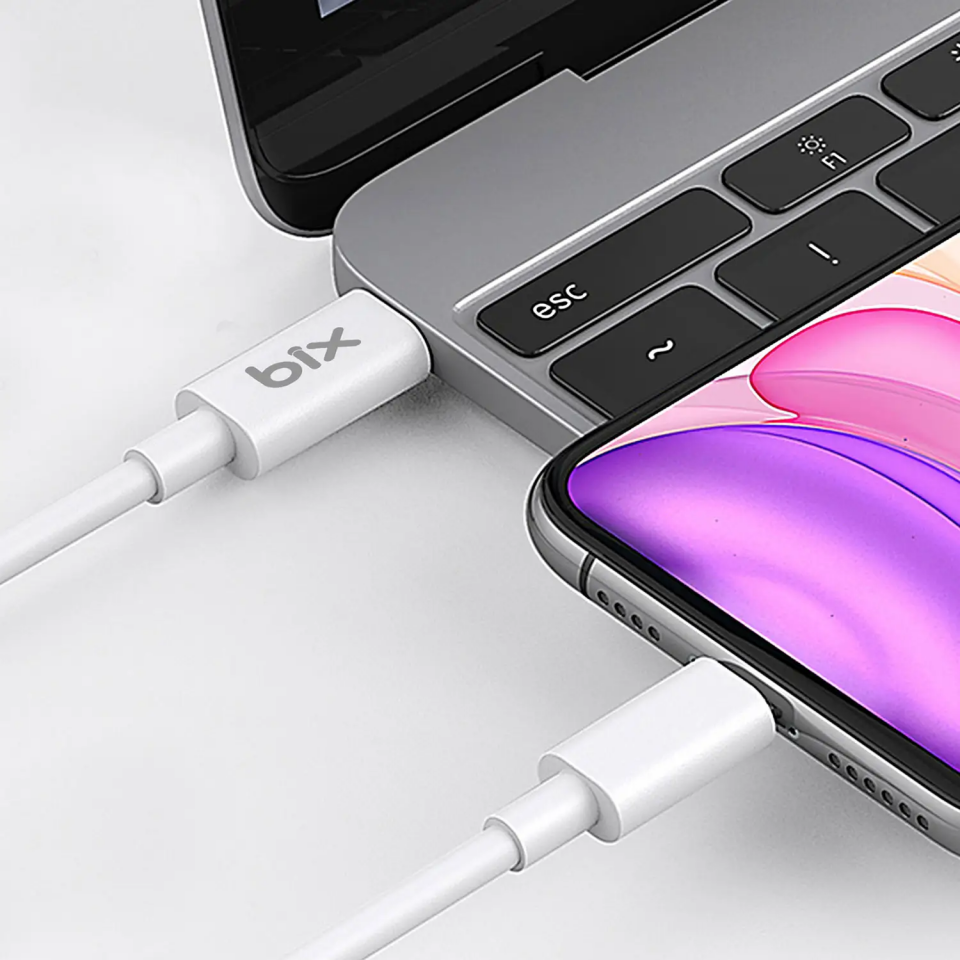 Bix Bx-Cl20Ta 20W Fast Type - C Çıkış Şarj Adaptörü Ve İphone Kablo