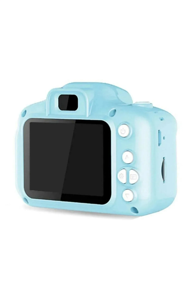 Çocuk Dijital Fotoğraf Makinesi KID'S X2 Mavi - 2