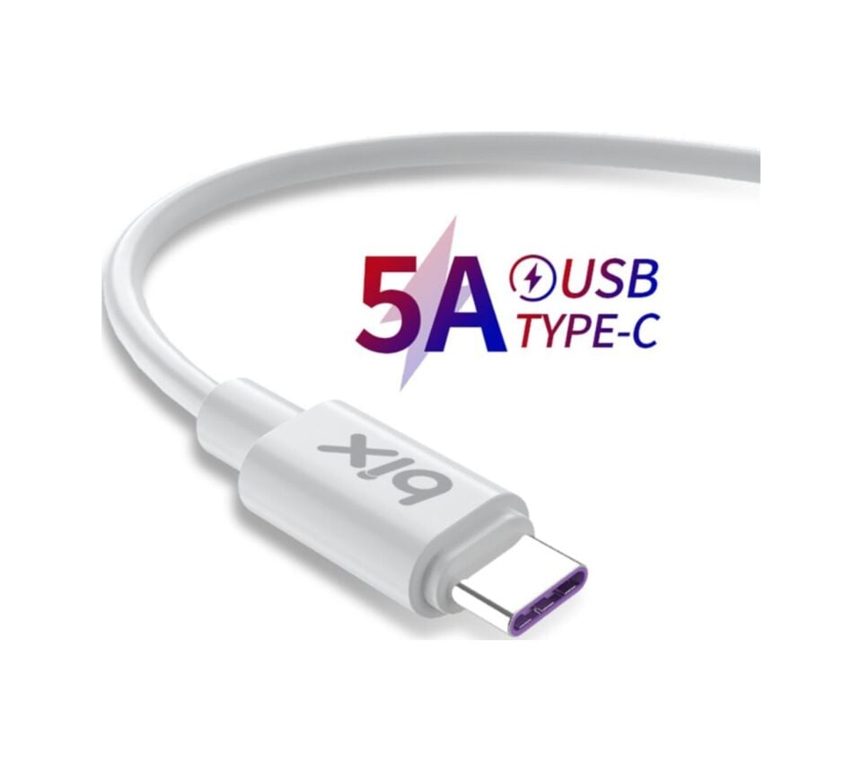 Bix Bx-Uc02C Type-C To Type-C 5A  Şarj Kablosu