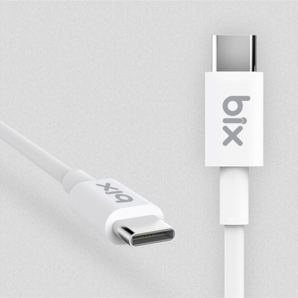 Bix Bx-Uc02C Type-C To Type-C 5A  Şarj Kablosu