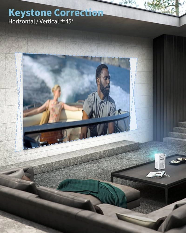 İ-Dragon DR-1000 Beyaz Çantalı Projeksiyon