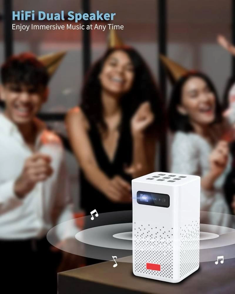 İ-Dragon DR-1000 Beyaz Çantalı Projeksiyon
