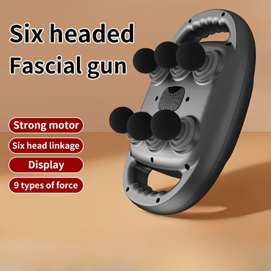 Ym-K60 Six Head Fascia Gun Masaj Aleti Beyaz