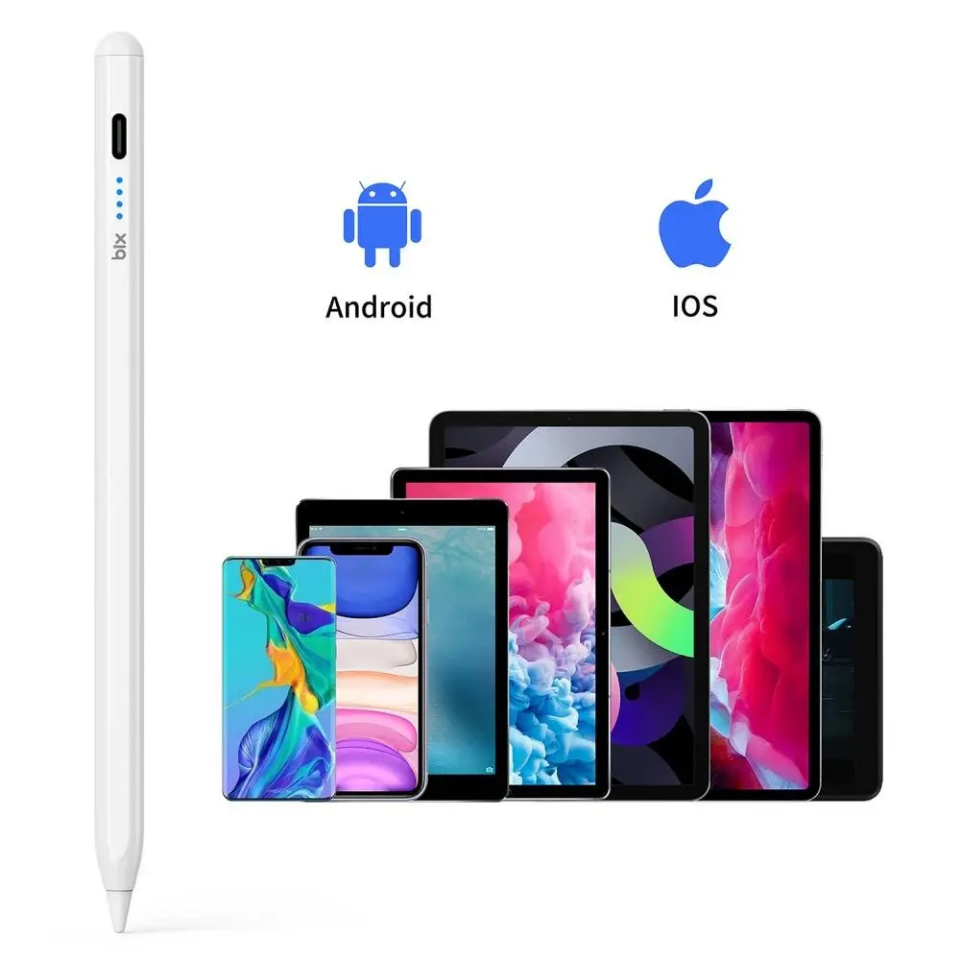 Bix SP04 Stylus Pen Android Ipad Universal Tablet Kalemi Beyaz