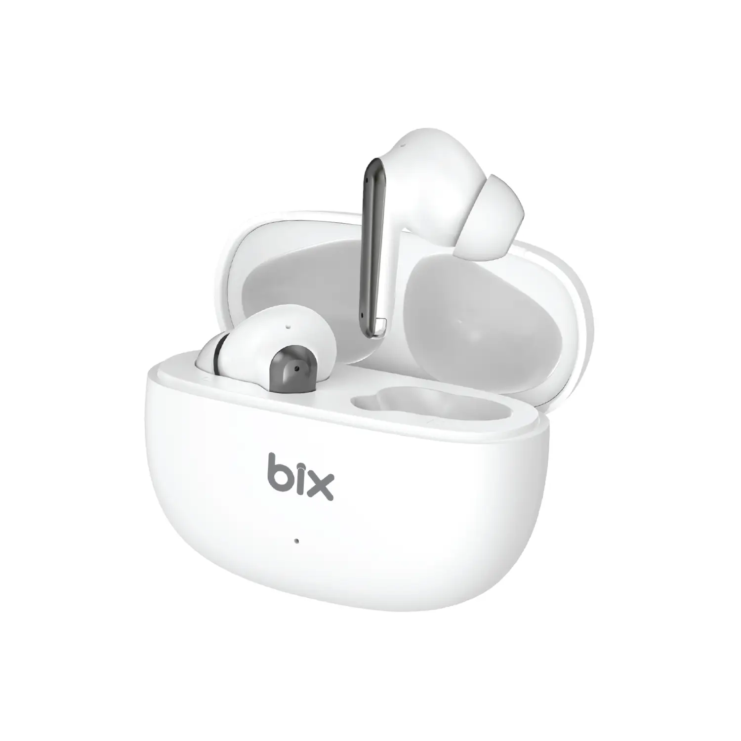 BİX TW12 Bluetooth 6.0 ANC ve ENC Kablosuz Kulak İçi Kulaklık Beyaz