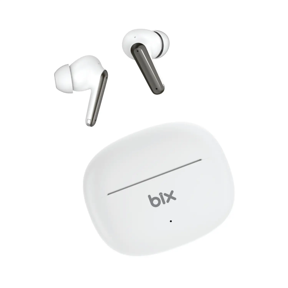 BİX TW12 Bluetooth 6.0 ANC ve ENC Kablosuz Kulak İçi Kulaklık Beyaz