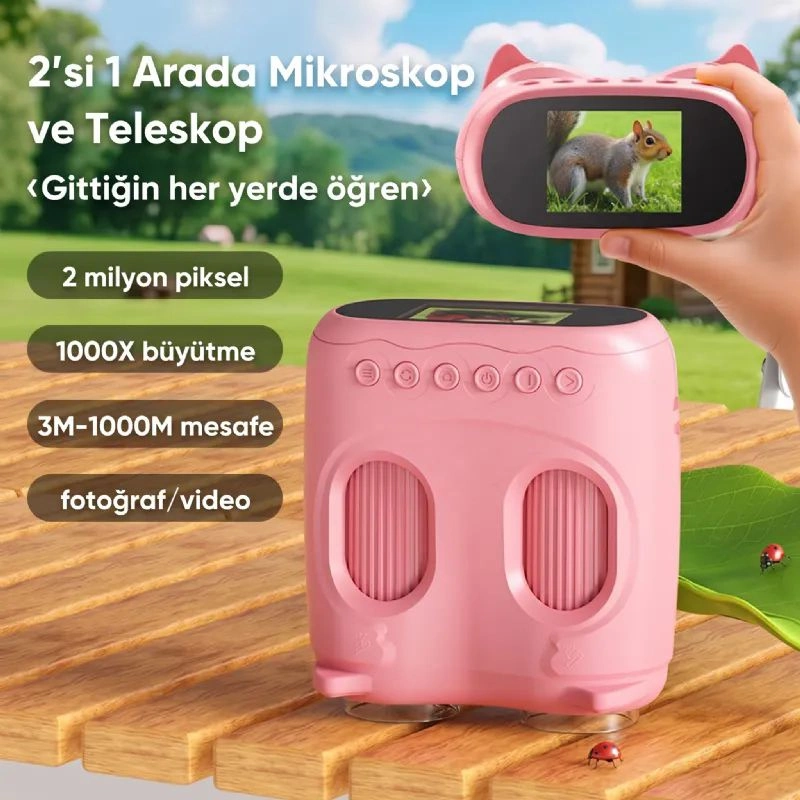 Pembe Mikroskop - Myscope 387