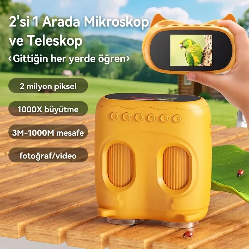 Sarı Mikroskop Myscope 387
