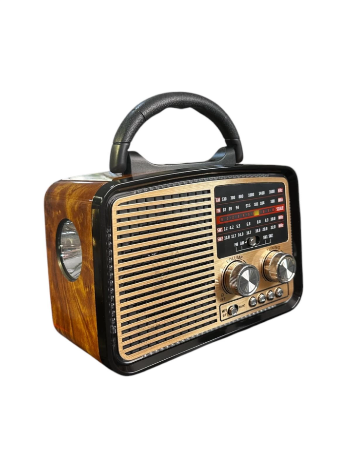 Bluetooth Nostalji Speaker Px-93Bt Gold