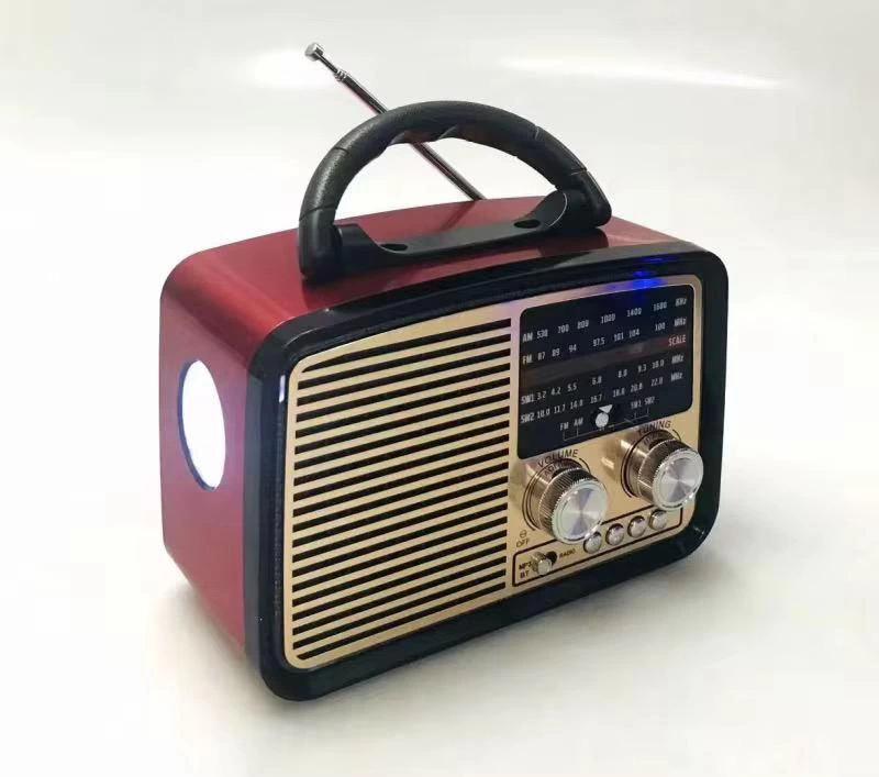 Bluetooth Nostalji Speaker PX-93BT Kırmızı - 2