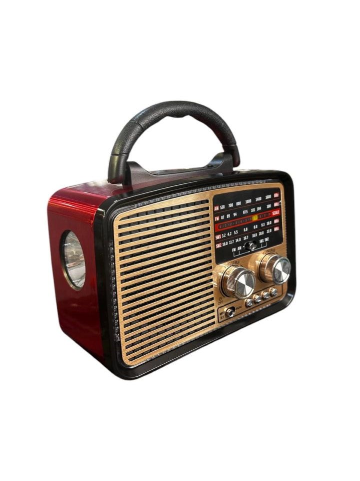 Bluetooth Nostalji Speaker PX-93BT Kırmızı