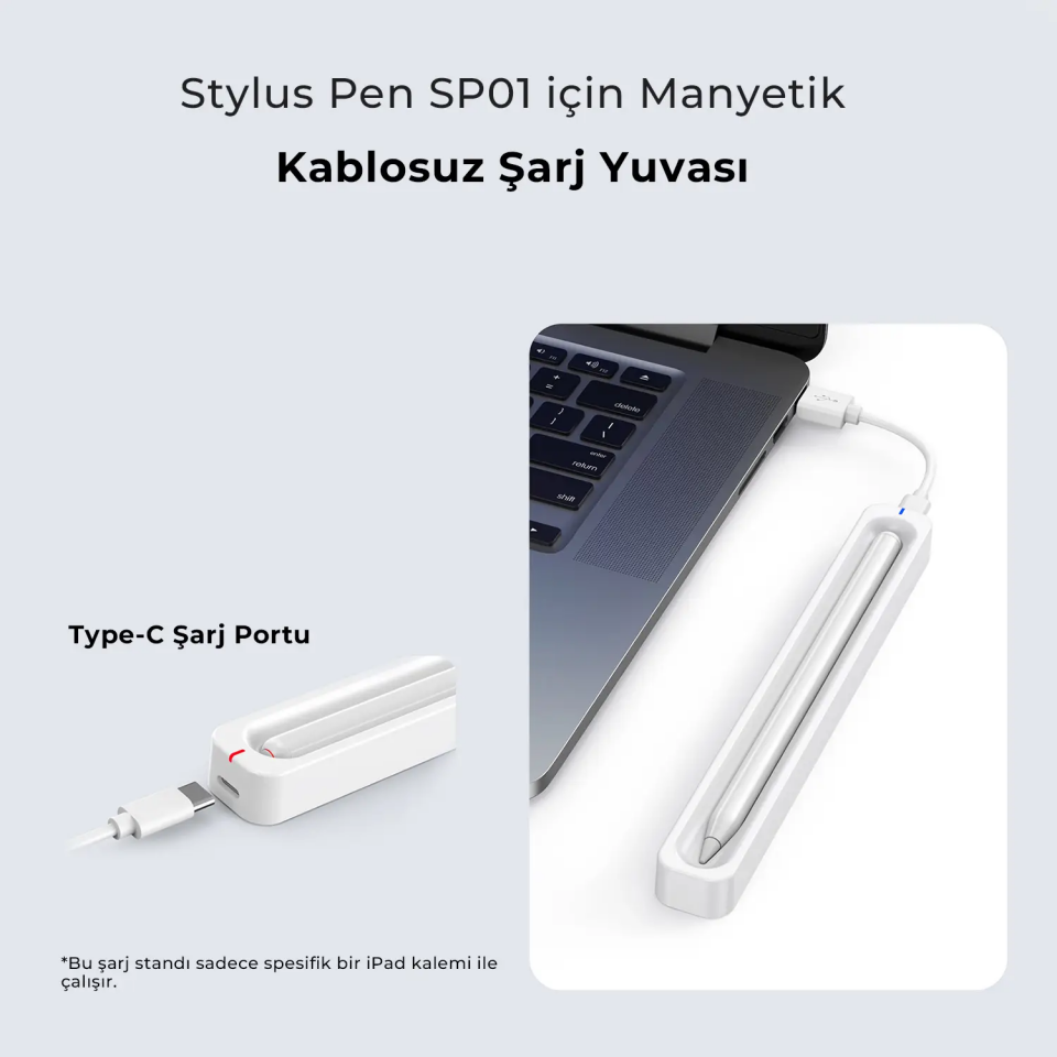 Bix Dk01 Tablet Kalemi Wiriless Şarj İstasyonu