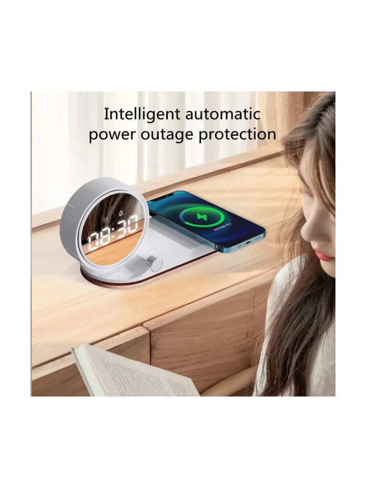 iDragon LED Işıklı Hologram Ekran ve Kablosuz Şarj K01 - 3