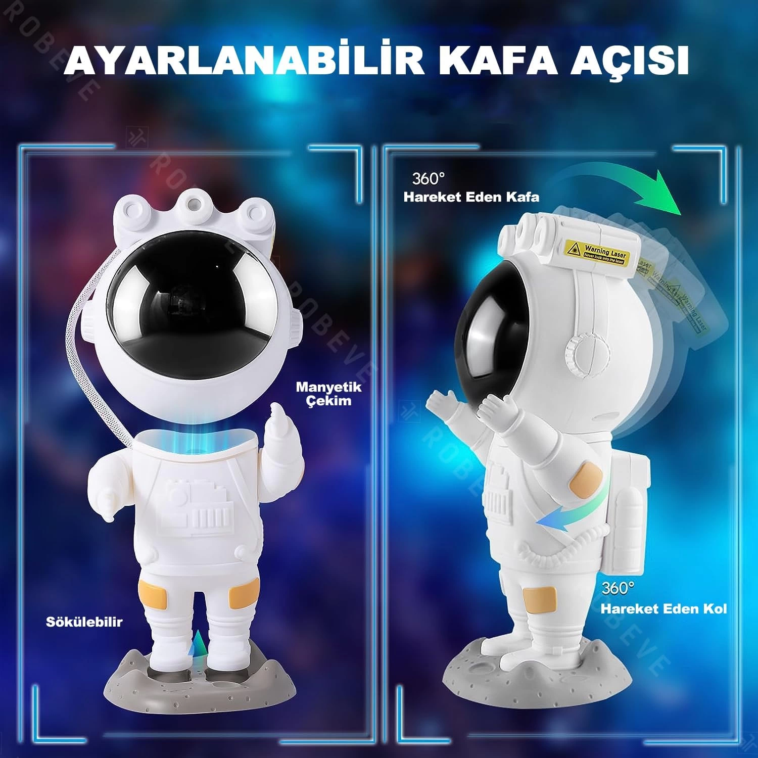 Astronot Gece Lambası YK3432