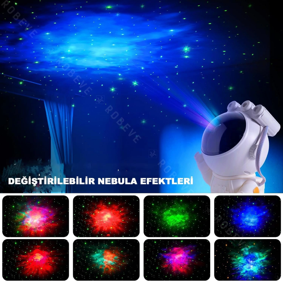 Astronot Gece Lambası YK3432 - 3