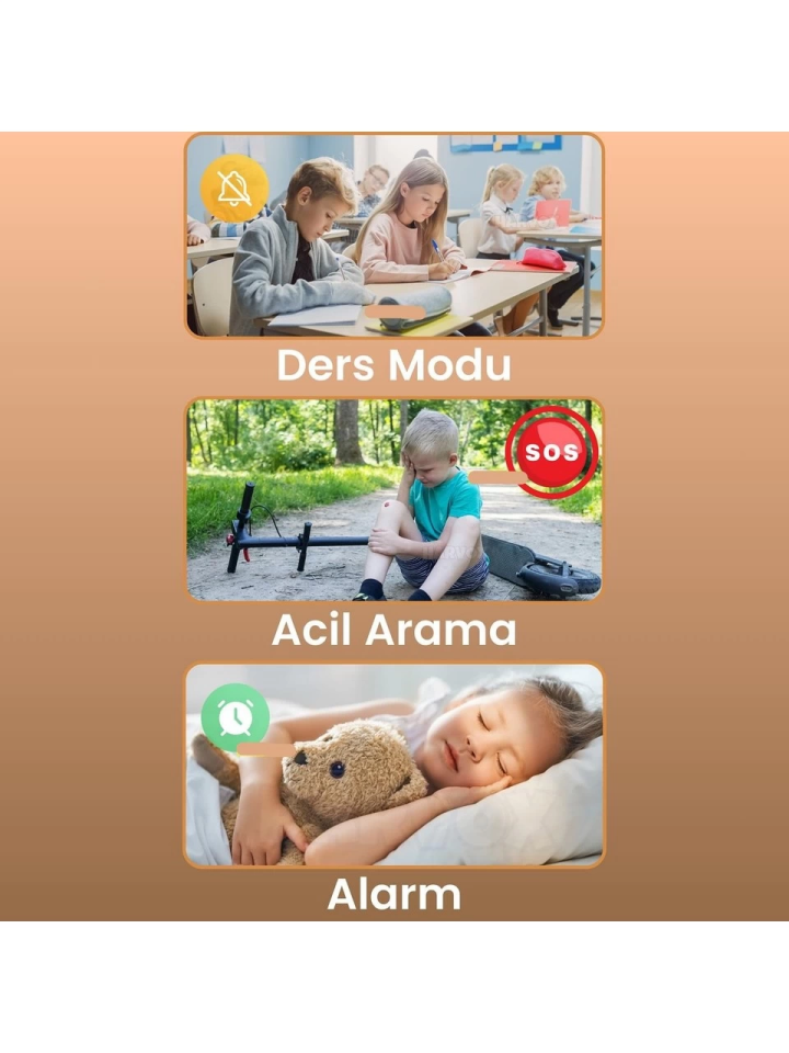 4G Pro Çocuk Saati Hx Kids Pembe