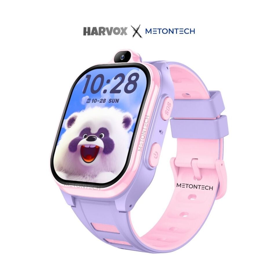 HARVOX 4G PRO ÇOCUK SAATİ PEMBE